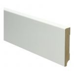 MooieVloeren.com - MDF Tijdloze plint 90x15 wit voorgelakt RAL 9010